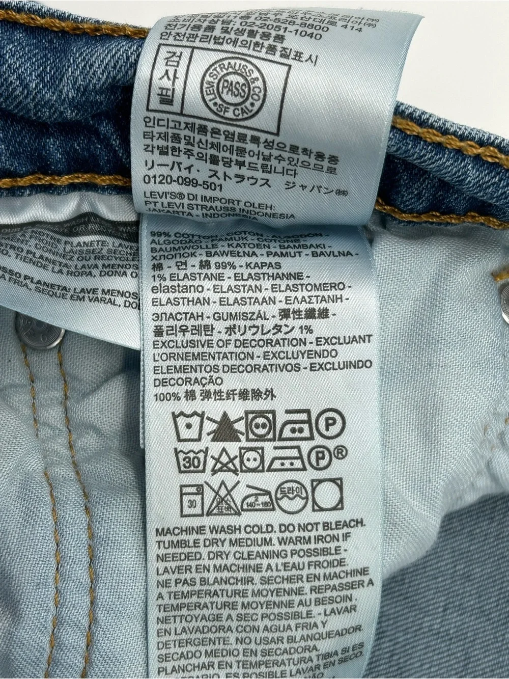 Levi’s 550 RelaxedFit Stone Washed denim Finis 40x30